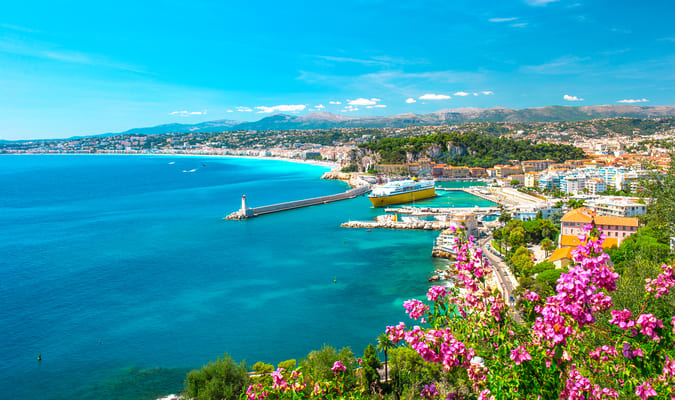 Vue panoramique de Nice